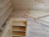 Деревянные лестницы для бани, летнего домика, гаража, фотография 5