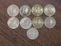 Набор монет 10 рублей ГВС8 шт, фотография 4