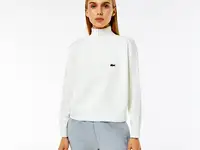 Женский свитер lacoste relaxed fit на молнии