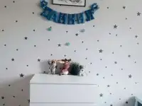 СКОНЕВИК Комод с 3 ящиками, под беленый дуб и белый цвет