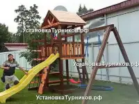 Установка детских игровых площадок на даче или во дворе