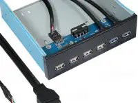 Новая панель 5,25 с 4X USB 2.0 и 2X USB 3.0