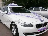 Белая БМВ 520 на свадьбу Челябинск
