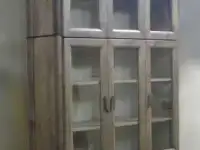 Книжный шкаф и письменный стол из березы