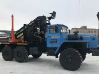 Новый лесовоз Урал капремонт 2025 г.в. от завода с манипулятором