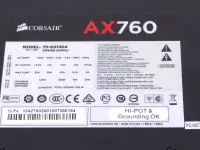 Блок питания 80 PLUS Platinum Corsair AX760, фотография 4