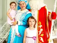Настоящие Дед Мороз и Снегурочка в Новосибирске