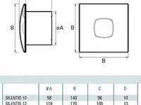 Вентилятор накладной cata silentis 12 timer, фотография 4