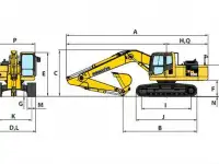 Аренда экскаватора гусеничного Komatsu PC 220