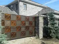 Ворота распашные, откатные, фотография 2