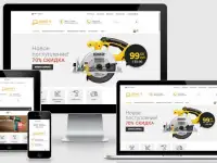 Готовый сайт интернет-магазина инструментов на Opencart 3
