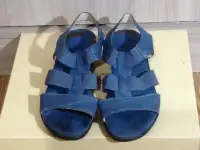 Босоножки синие женские 36