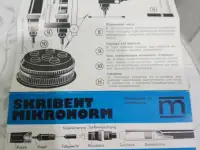 Германия Рапидографы Skribent  Mikronorm  Четыре вида, фотография 3