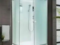Душевая кабина 120х80 Aquajet ZA 003 E высокий поддон белая R
