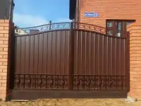 Ворота распашные, откатные, фотография 8