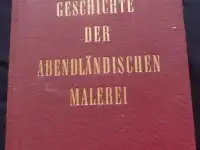 На  подарок 1952 год История живописи Запада Формат увеличенный 27х19 см  110 рисунков картин   текст на немецком
