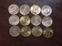 Набор монет ГВС 10 шт
