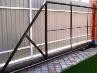 Откатные (сдвижные) ворота с электроприводом, фотография 3