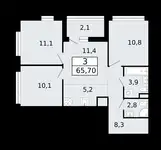 Продам 4 комнатную квартиру