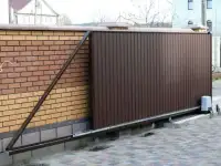 Ворота откатные 4000 х 1000, фотография 4
