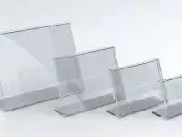 Изделия из акрила, подставки, буклетницы, карманы