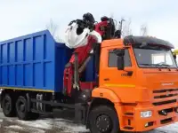 Ломовоз КамАЗ 6520 с ГМУ