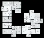 2-х комнатная квартира, 58,40 м², 2 эт., ЖК А101 Лаголово, фотография 2