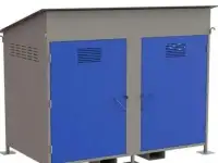 Паллеты, хранилище для газовых баллонов.