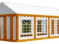 Шатер giza garden pro 4x8, со стенками, 8 х 4 х, фотография 3