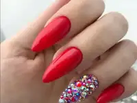 Маникюр наращивание ногтей, фотография 5