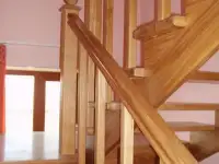 Лестницы из дерева. Обшивка деревом лестниц на металокаркасе и бетоне.