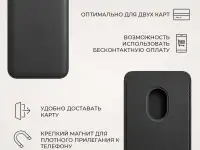 Кардхолдер Mag Safe Wallet Черный для iPhone, фотография 3