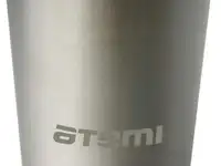 Термокружка с крышкой 0,33 серебристый, atemi ka-t-033 steel