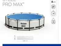 Каркасный бассейн steel pro bestway 5612x bw, 427х122см, 15232л, фил.-насос 3028л/ч,, фотография 5