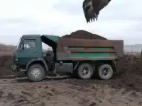 Доставка щебень, песок, чернозём, ГПС, снос зданий, разработка котлованов, бой кирпича, ФАБ