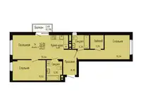 Квартира, 69,67 м², 4 эт., Пригородный п, фотография 10