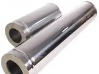 Сэндвич труба, d 115х200мм, L 1,0м, толщина стенок 0,5мм.