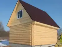 Дома и бани из бревна с доставкой и установкой.