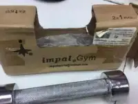 Гантели Impal Gym 1кг (хром) в комплекте 2 шт.