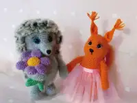 Вязаные игрушки в наличии и на заказ