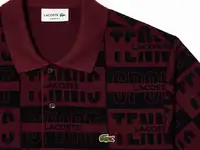 Мужское поло lacoste l.12.12 с принтом, фотография 5
