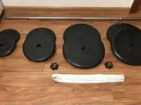 Штанга с блинами (110 кг) скамья