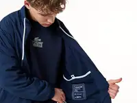 Мужская спортивная куртка lacoste со съемным капюшоном, фотография 4
