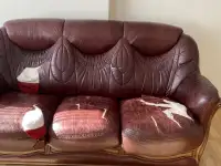 Продам 2 кресла и диван из кожи, фотография 4