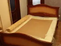 Кровать двуспальная из массива + матрас 1480х2070