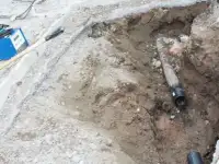 Сварка ПНД труб электромуфтами. Выезд на порывы трубопровода в  Красноярске, фотография 3