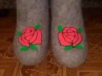 Валяные тапочки и чуни