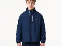 Мужская спортивная куртка lacoste со съемным капюшоном