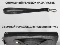 Мужской клатч из натуральной кожи (чёрный) DoubleCity 063-DC9-41A, фотография 4