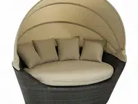 Диван садовый из ротанга garden4you mini muse 1188